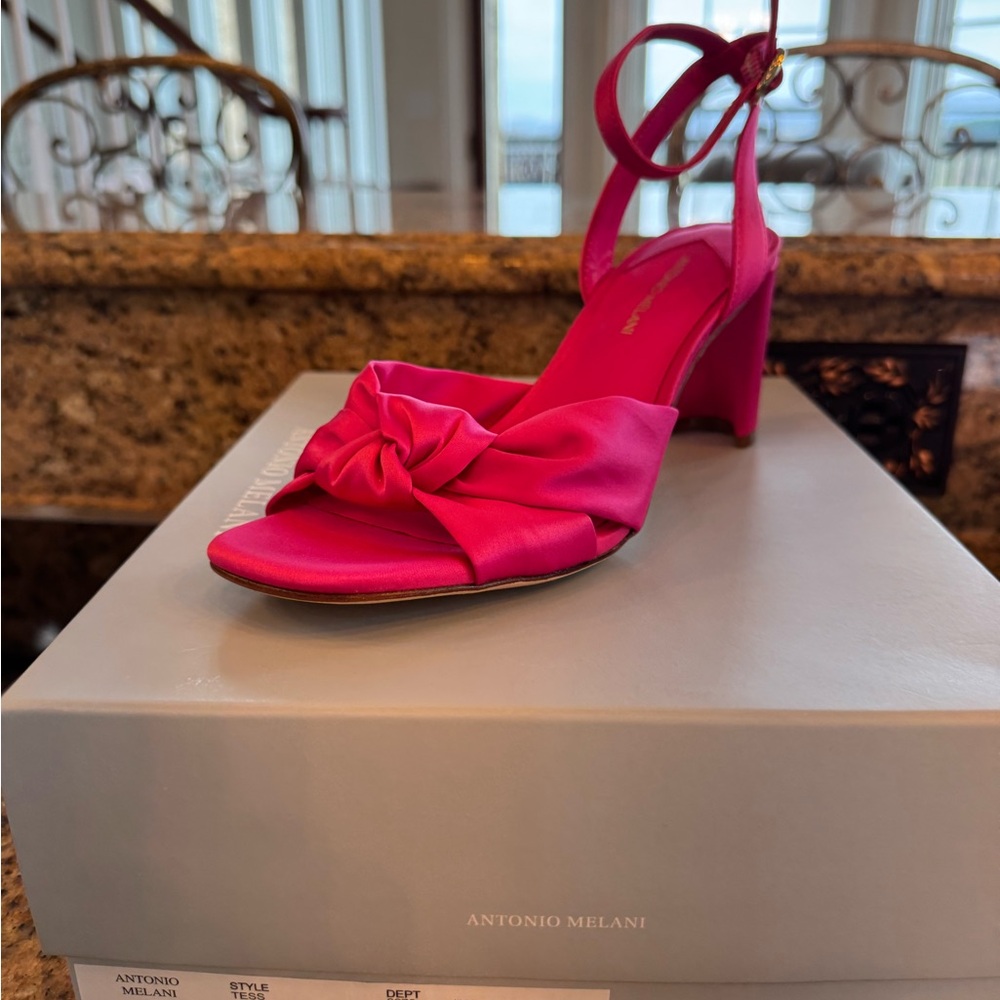 ANTONIO MELANI Fuchsia Heeled Sandals
